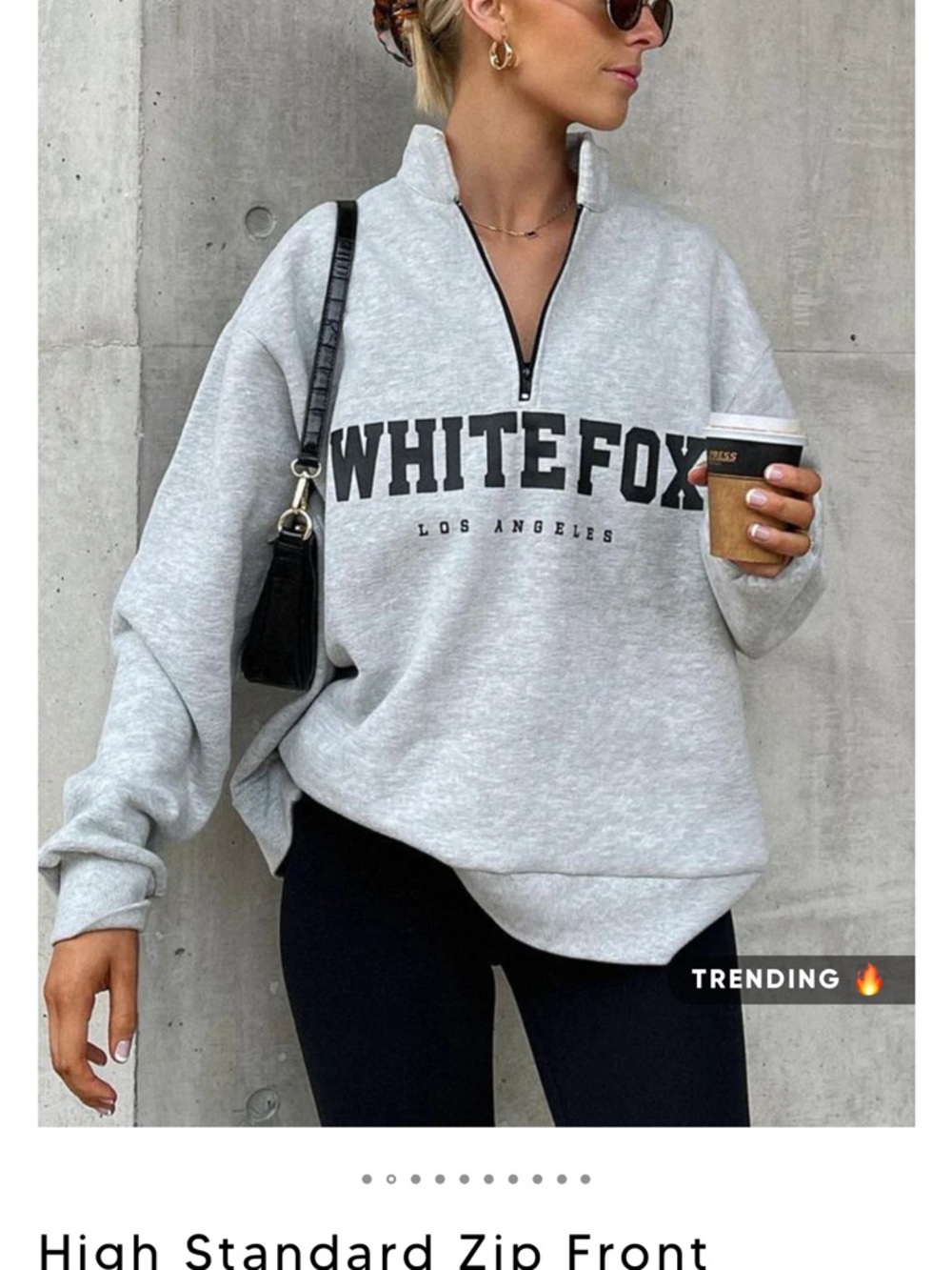 White Fox Pullover